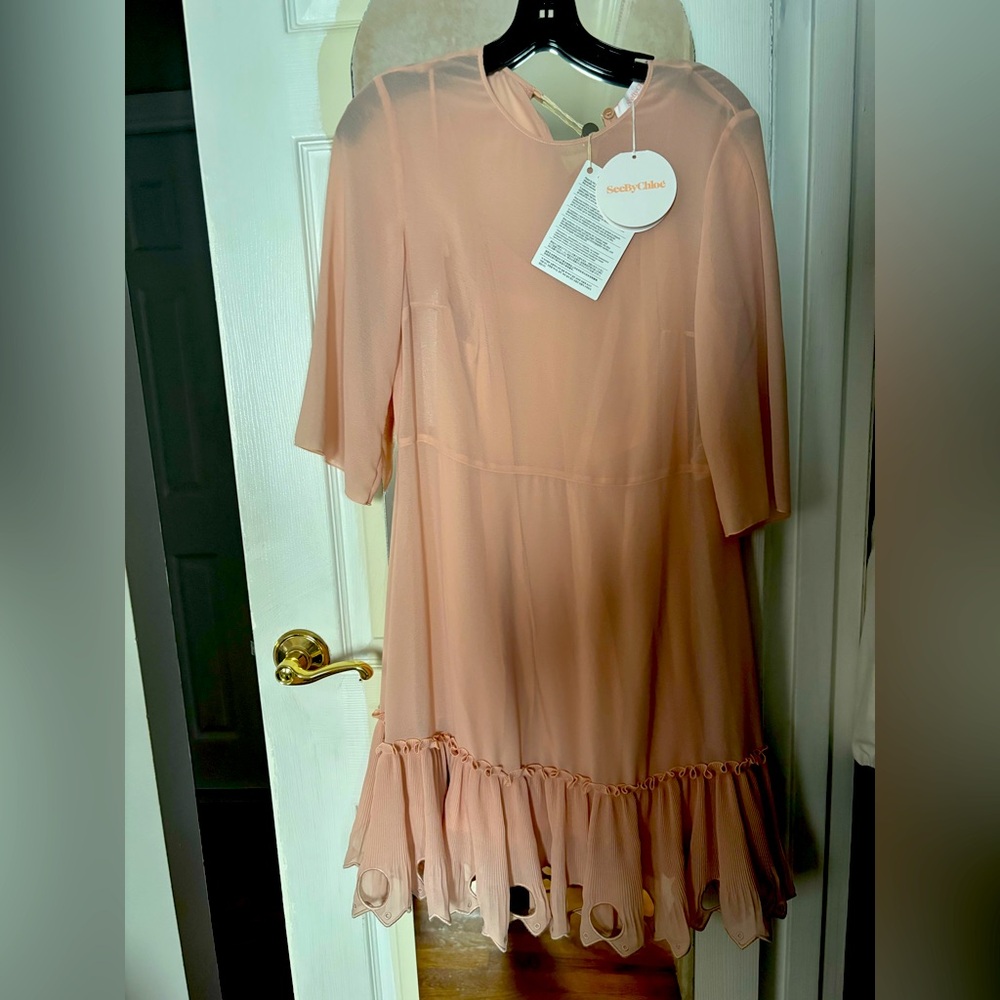 NWT See by Chloe Dress with slip included